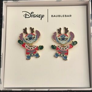 Baublebar X Disney Stitch Christmas Earrings